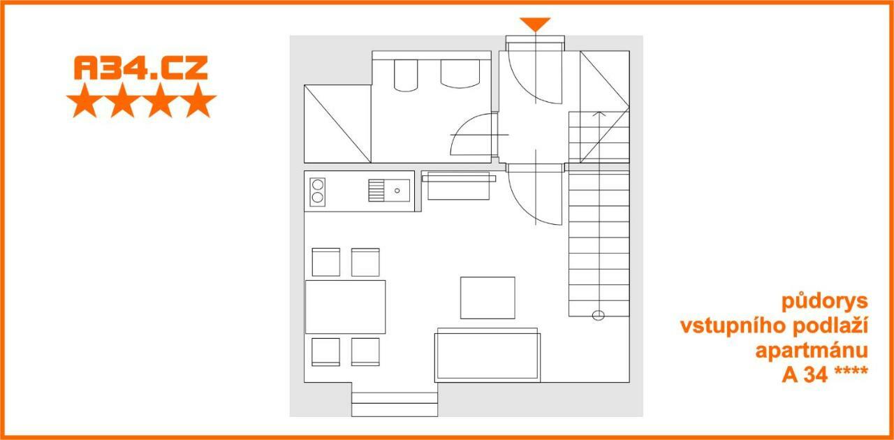 a34 Apartman Loučná nad Desnou Kültér fotó